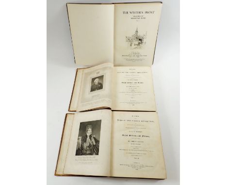 History of the Wars of The French Revolution by Edward Baines, 1817, Volumes 1 &amp; 2 and The Western Front by C E Montague 