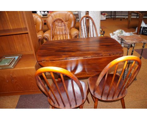 Ercol Dining Table with 4 Chairs