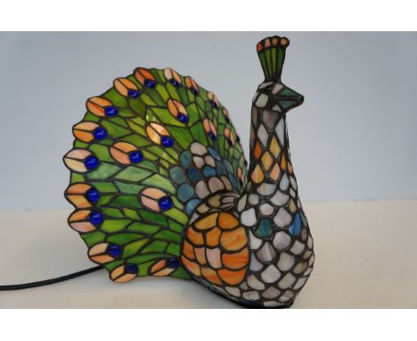 Table Lamp in the form of a Peacock