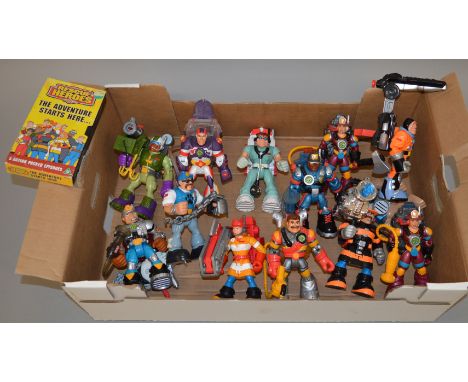 12 x Rescue Heroes action figures with video together with Chad Valley 2 x Escalado horse racing games, Waddingtons Sum-It ca