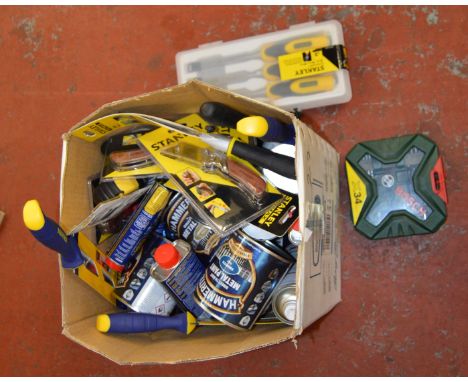 POLICE: Qty. of Hammerite, Stanly tools etc [VAT ON HAMMER PRICE] [NO RESERVE]