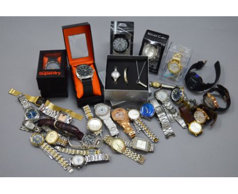 POLICE: Qty. of assorted watches including Rotary [VAT ON HAMMER PRICE] [NO RESERVE]