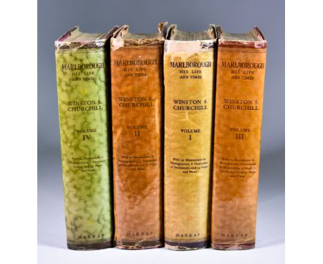 Winston Spencer Churchill - "Marlborough, His Life and Times", published by George G. Harrap &amp; Co Ltd, 1933 (4 volumes), 