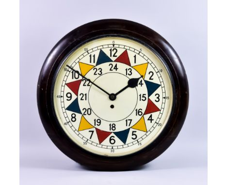 A World War II Royal Observer Corps Sector or Colour Change Clock, by Elliot England, Serial No. 11576, date stamp 1939 to re