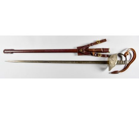 A George VI Officer's Dress Sword, presented to Second Lieutenant R G Bellam, Royal Engineers, on the occasion of him passing