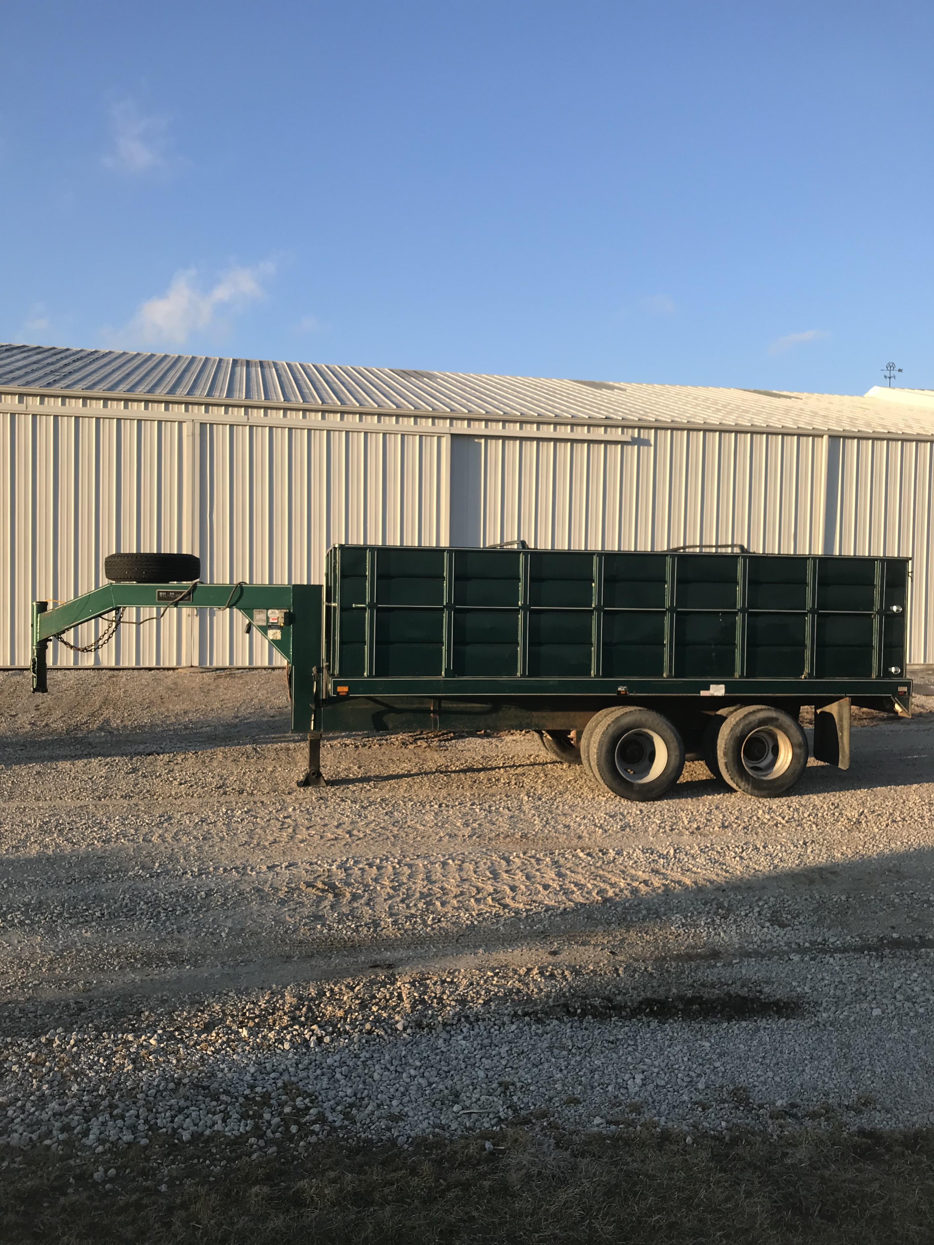 1993 WILRo Gooseneck Grain Dump Trailer Vin 1W9G162G2R1012036