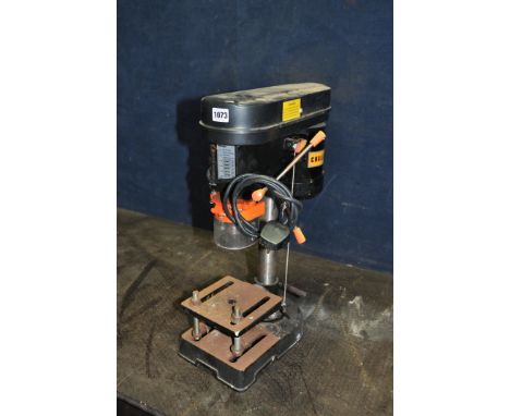 A CHALLENGER MPD6488 PILLAR DRILL height 58cm and a Black and Decker Professional P7505 bench grinder (both PAT pass and work