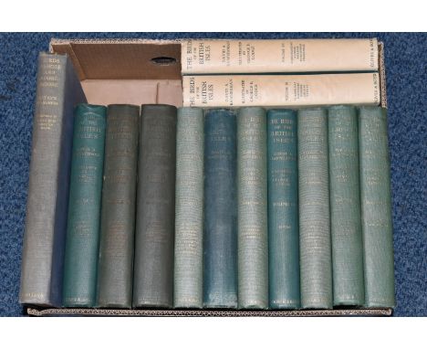 ONE BOX OF BOOKS - BANNERMAN; David Armitage, The Birds Of The British Isles, illustrated by LODGE; George E, a twelve volume