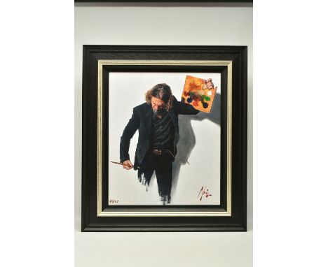 FABIAN PEREZ (ARGENTINA 1967) 'NEO-EMOTIONALISM THE NEW ERA', a signed limited edition self-portrait print 78/95, with certif