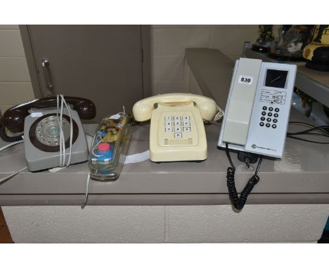 A QUANTITY OF ASSORTED TELEPHONES, to include Southwestern Bell Pay Telephone, No.PP2110, with instruction book and suitable 