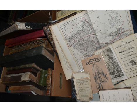 THREE BOXES OF Antiquarian BOOK titles mostly from the Victorian / Edwardian era or early 20th century and mostly comprising 