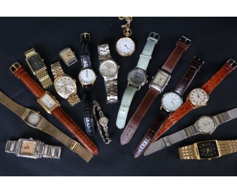 Assorted Gentleman's wristwatches including Rostini, Accurist, Rotary, Sekonda etc 