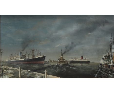 R G LloydLaomedonWatercolourSigned and inscribed33 x 58cm
