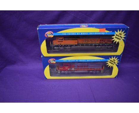 Two Athearn HO scale BNSF Locomotives GP60M 122 boxed 91507 &amp; AC4400 5648 boxed 7971