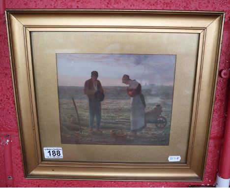 Print - Farming scene (Image size 21cm x 18cm)