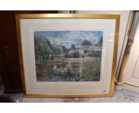 Sir Alfred Munnings print - The Full River (Image size 63cm x 50cm)