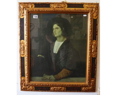 Print in decorative frame - Tudor Gentleman (Image size 48cm x 58cm)