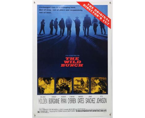 The Wild Bunch (R-1995) One sheet film poster directed by Sam Peckinpah, rolled, 27 x 40 inches. 
