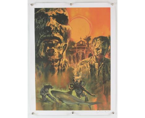 Graham Humphreys 'Zombies' Hand signed Limited Edition print, numbered 100/100, rolled, 18 x 24 inches. 