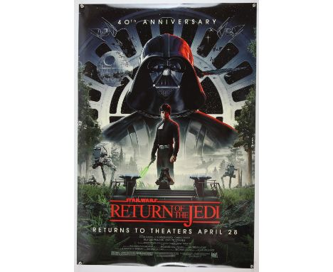 Star Wars Return of the Jedi (R-2023) One Sheet film poster, rolled, 27 x 40 inches. 