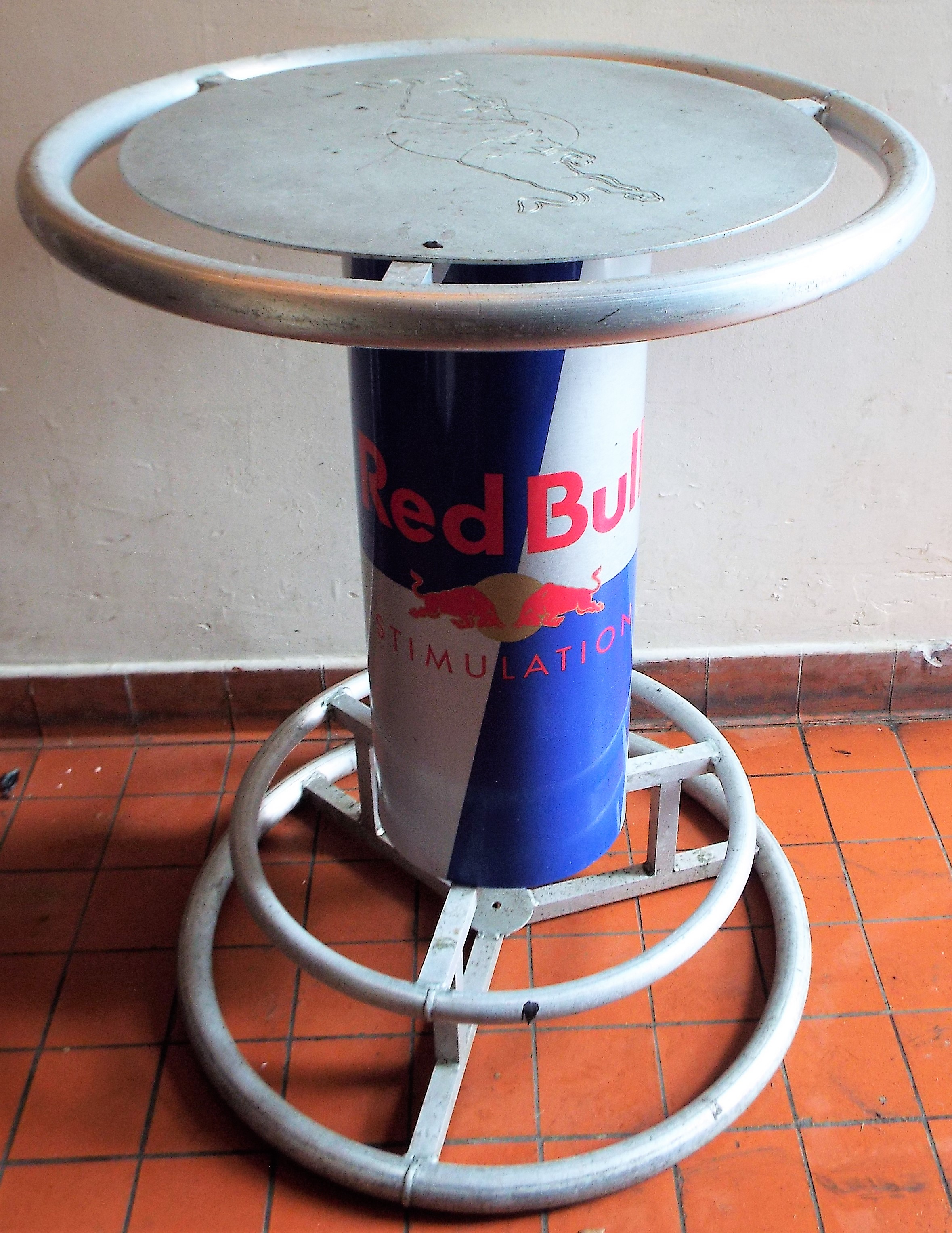 Used Red Bull Bar Table