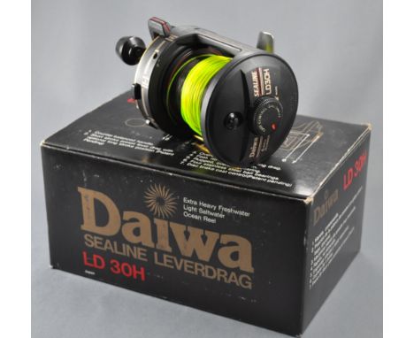 A Daiwa 'Sealine LD30H' heavy fresh water/light salt water multiplying reel