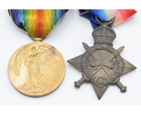 British Army WW1 War and Victory medals named to 2463 Pte A Urquhart, Lovat's Scouts