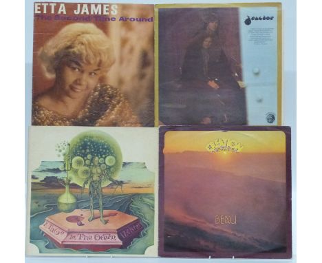 Approximately 50 albums including Etta James, Gary US Bonds, Jewel Akons, Sandy Nelson, Christopher Nigel, Nektar, Teddy Neel