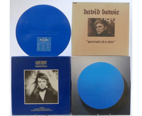 Box sets - Nine box sets including David Bowie Portrait Of A Star, Sandy Denny Who Knows Where The Time Goes, Status Quo From