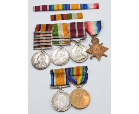 British Army&nbsp;Victorian and later Royal Welsh Fusiliers medal group of six for Warrant Officer Second Class T H Killingba