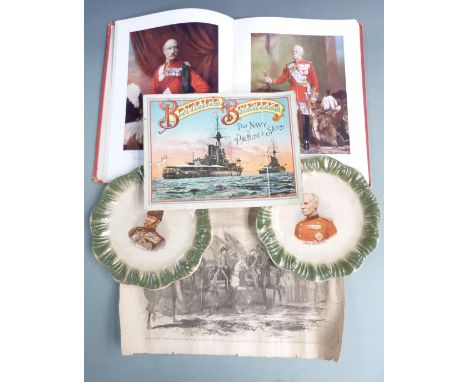 Celebrities Of&nbsp;The Army book edited by Commander Chas N Robinson R N printed by George Newnes, London 1900, two commemor