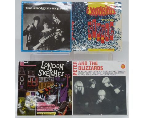 Approximately seventy 10 inch records including Jazz, Blues, Rock n Roll and later issues by the Yardbirds, Shotgun Express, 