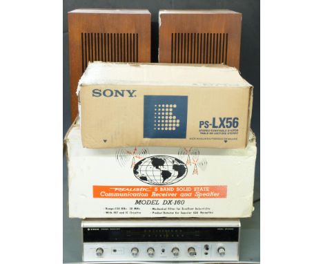 Hi-Fi separates to include&nbsp;'Realistic' 5-band communications receiver no 20-152 with manual, 'Trio' stereo receiver KR-2