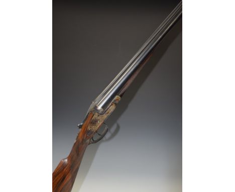 William &amp; Charles Scott &amp; Sons Monte Carlo 12 bore&nbsp;sidelock side by side ejector shotgun with named and engraved