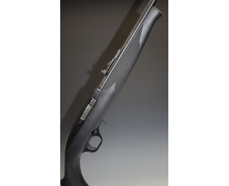 Magtech Model 7022 .22LR 10-shot semi-automatic rifle with synthetic stock, chequered semi-pistol grip and forend, adjustable