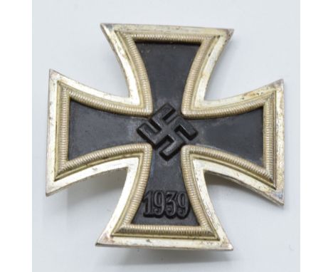 German Third Reich Nazi WW2 Iron Cross First Class, marked 26 to pin