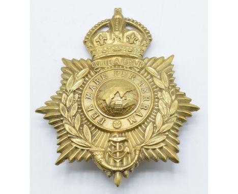 Royal Marines Light Infantry helmet plate