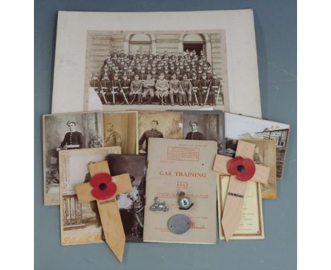 British Army photographs including Royal Engineers, Lt Col Charles Ainsle Barker, individual soldiers etc