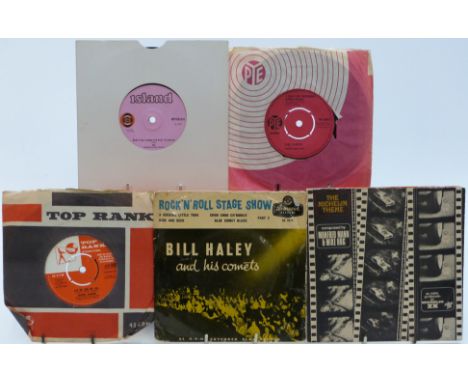 Approximately 300 singles including Bill Haley, Gary Lewis, Ron Goodwin, Dave Brubeck, Freddie Cannon, The Rolling Stones, Th