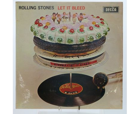 The Rolling Stones - Let It Bleed (SKL 5025) with unused poster, record appears EX, cover VG