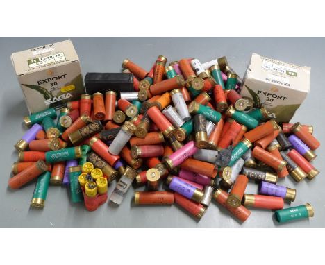A large collection of mainly 20 bore shotgun cartridges together with three shotgun chokes.&nbsp;PLEASE NOTE THAT A VALID REL