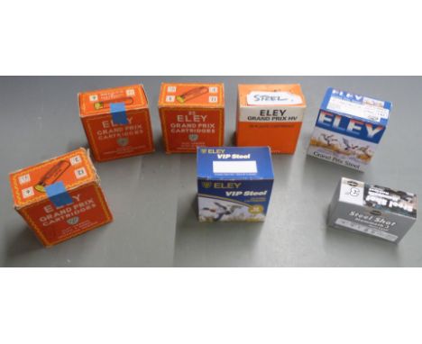 One-hundred-and-sixty 12 bore shotgun cartridges including Eley Grand Prix Steel and Gamebore Mammoth 3" Hevi-Load, all in or