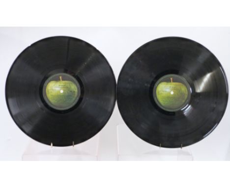 The Beatles - The Beatles (White Album PMC 7067) 0026900 top opening, black inners, poster and four photographs, record appea