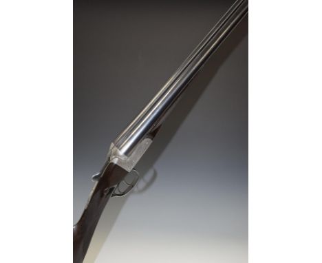 Charles Francis &amp; Son 12 bore side by side ejector shotgun with named and engraved locks, finely engraved trigger guard, 