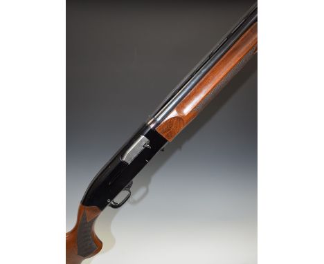 Winchester Ranger Model 140 12 bore semi-automatic shotgun with chequered semi-pistol grip and forend, vented top rib and 28 