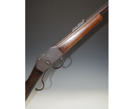 Enfield 1881 Martini&nbsp;.22 converted from .303 by WW Greaner&nbsp;underlever action rifle with lock stamped to the left 'V