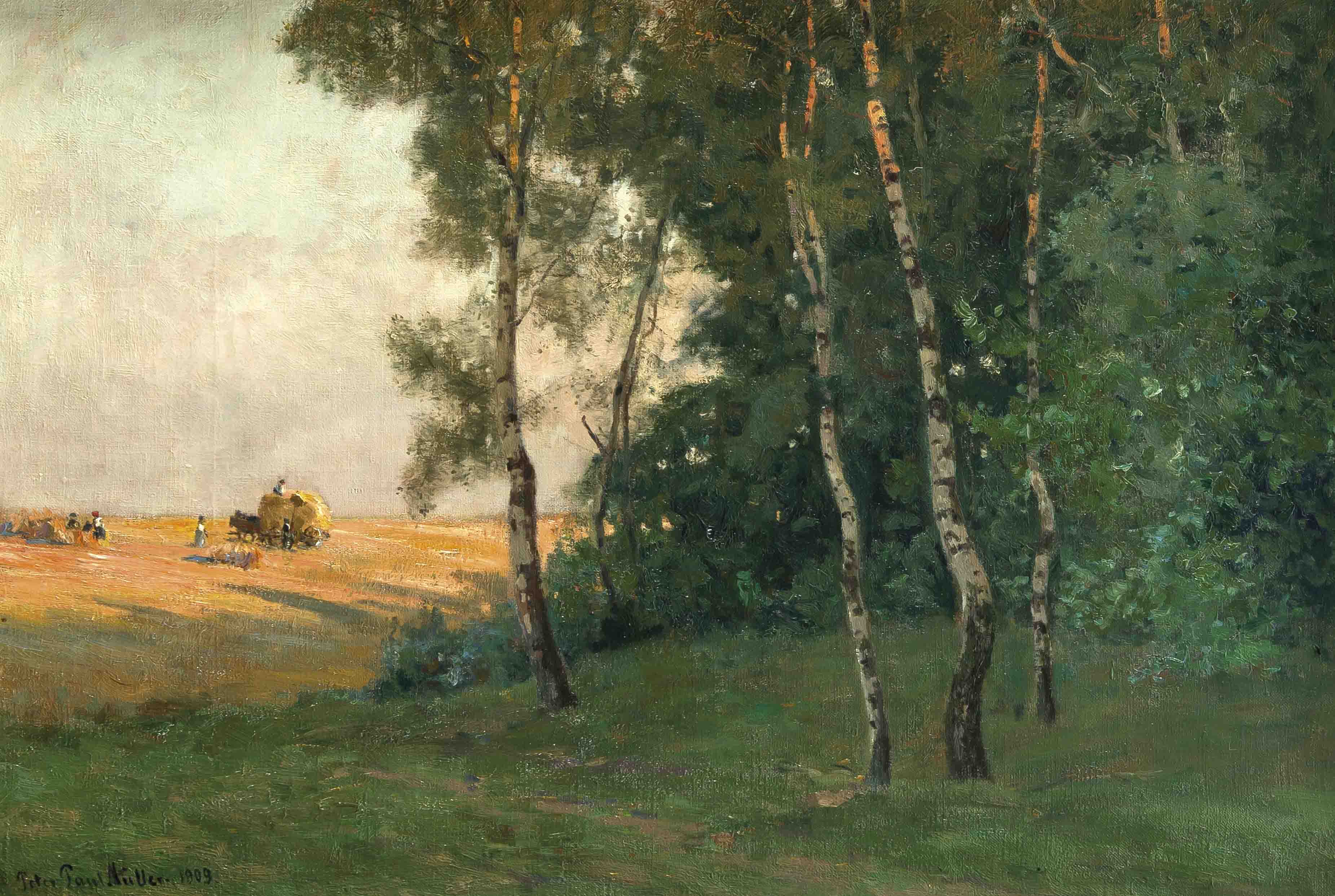 Peter Paul Müller (18531930), in Berlin geb. Landschaftsmaler, war