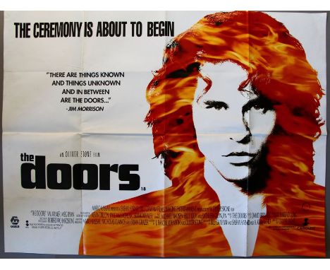 Seventeen Music themed British Quad film posters including The Doors, David Bowie in Absolute Beginners, The Jazz Singer, Lad