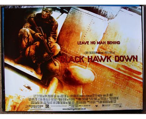 Thirty Original excellent rolled condition British Cinema Quads (30 x 40 inch) including Black Hawk Down, Scary Movie 2, Amer