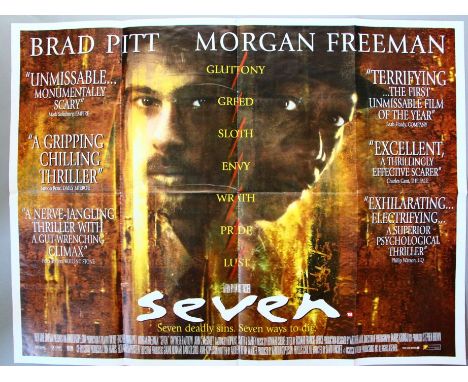 Twelve Horror Quads inc. Seven, The Silence of the Lambs, Final Conflict, Unholy, Prince of Darkness, Arachnophobia, Jacob's 